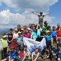 29_foto di gruppo sulla cima del monte Alto