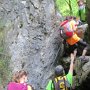 sul sentiero delle vasche - una catena verticale