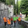 si risale verso l'ingresso della chiesa