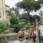 ultima discesa sulla scalinata che porta al centro di Zoagli
